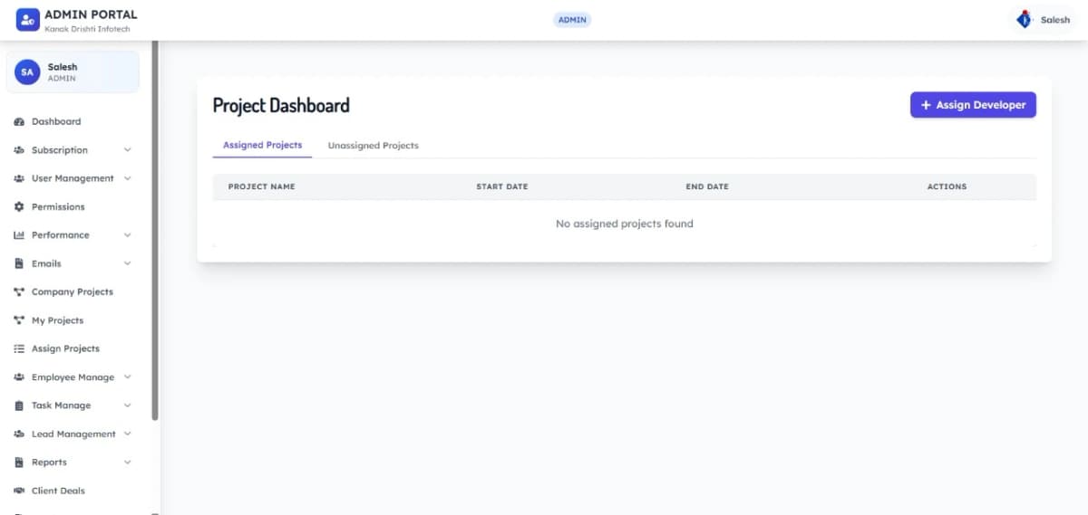 End-to-End Project Lifecycle Management