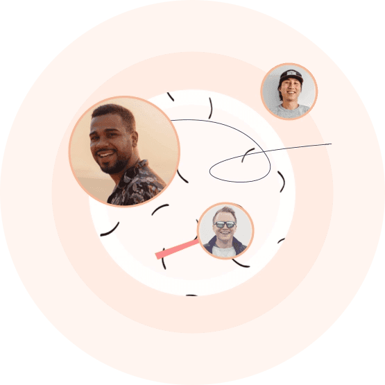 Distributed Team Graphic