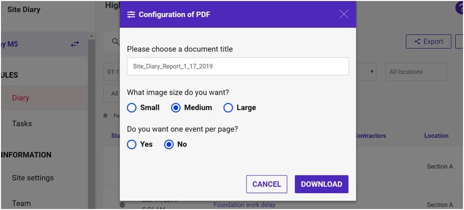 One-Click Excel/CSV Reporting